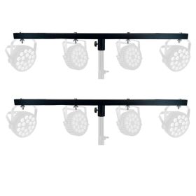 5 Core DJ Lighting T Bar 4 Party Lights 2Pc 39 Inch Extension Crossbar Tbar Mount w 66 lbs Capacity