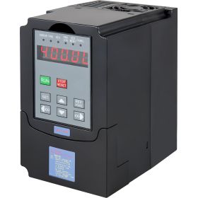 VEVOR Control CNC VFD 220V 5.5 KW 7HP Variable Frequency Drive 36A CNC Motor Drive Controller Inverter Converter 400 Hz 1 or 3 Phase Input 3 Phas