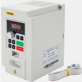 VEVOR Variable Frequency Drive, AC 220V Input 3KW Variable Frequency CNC Drive Inverter Converter, VFD 4HP 1 or 3 Phase Input, 3 Phase Output