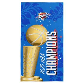 Oklahoma City Thunder NBA Blackboard Beach Towel 30 x 60 inches